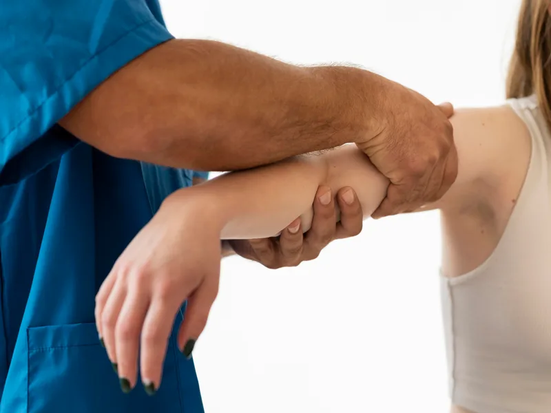 Chiropractic care for elbow pain at Plymouth Spine and Health Center in Plymouth
